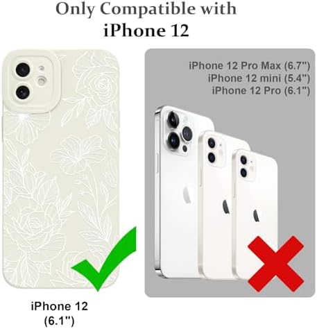 LSL Funda para iPhone 13, diseño de flores moradas, diseño de estampado de flores, TPU suave, lente de cámara completa, anti-caídas, antiarañazos, a prueba de golpes, funda protectora delgada para