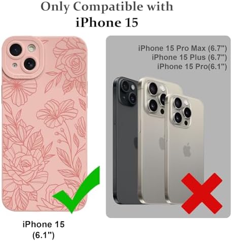 LSL Funda para iPhone 13, diseño de flores moradas, diseño de estampado de flores, TPU suave, lente de cámara completa, anti-caídas, antiarañazos, a prueba de golpes, funda protectora delgada para