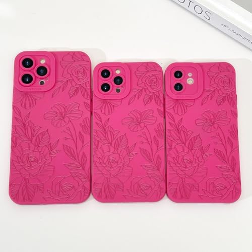 LSL Funda para iPhone 13, diseño de flores moradas, diseño de estampado de flores, TPU suave, lente de cámara completa, anti-caídas, antiarañazos, a prueba de golpes, funda protectora delgada para