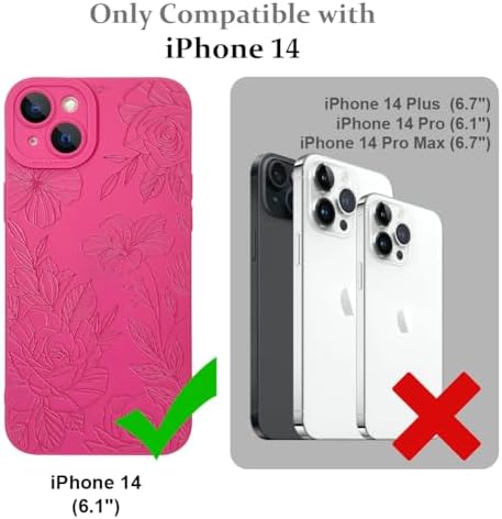 LSL Funda para iPhone 13, diseño de flores moradas, diseño de estampado de flores, TPU suave, lente de cámara completa, anti-caídas, antiarañazos, a prueba de golpes, funda protectora delgada para