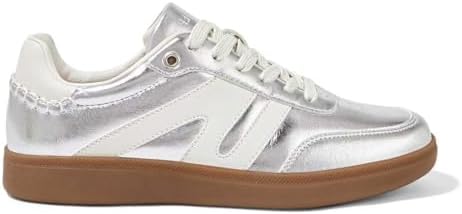 LUCKY STEP Women Classic Retro Gum Sole Fashion Sneakers Casual Tennis Skate Shoe Genuine Leather Walking Footwear Anti Slip Trainers