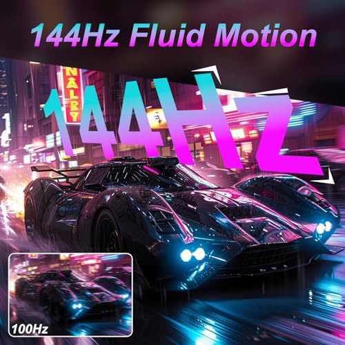 LXZ 34 Inch Gaming Monitor 1500R  3440   1440p 165hz Frameless Display 100  sRGB  Wide Viewing Angle  Display Port HDMI   Black