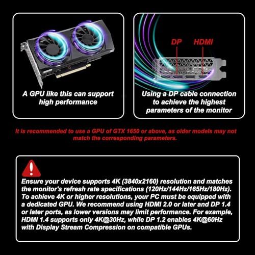 LXZ 34 Inch Gaming Monitor 1500R  3440   1440p 165hz Frameless Display 100  sRGB  Wide Viewing Angle  Display Port HDMI   Black