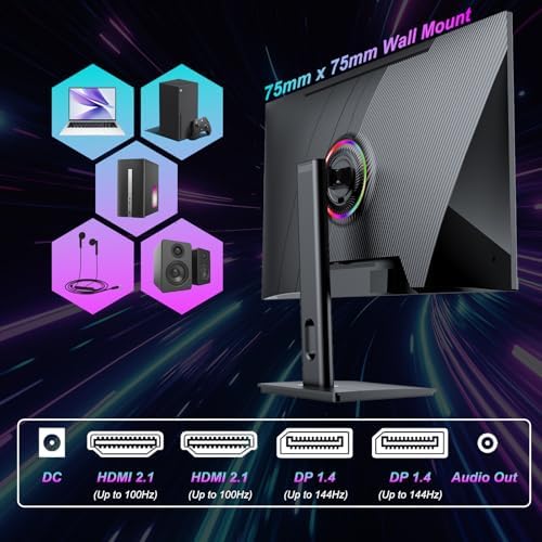 LXZ 34 Inch Gaming Monitor 1500R  3440   1440p 165hz Frameless Display 100  sRGB  Wide Viewing Angle  Display Port HDMI   Black