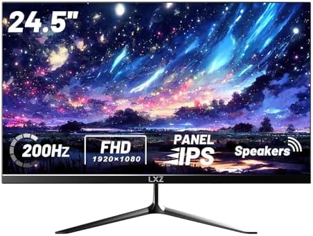 LXZ 34 Inch Gaming Monitor 1500R  3440   1440p 165hz Frameless Display 100  sRGB  Wide Viewing Angle  Display Port HDMI   Black