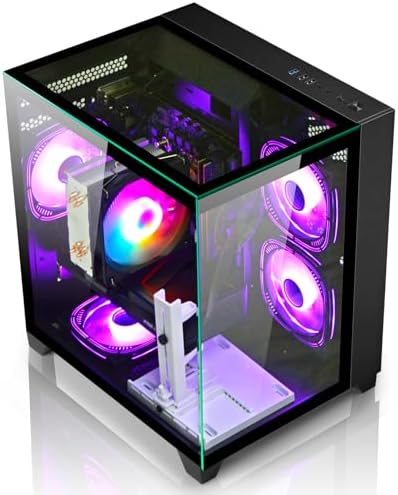 LXZ Gaming PC Desktop Ryzen 7 8700F   32GB DDR5 RAM   GeForce RTX 5060 8GB   High Performance Gaming & Design Computer  Black Tower PC