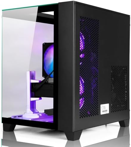 LXZ Gaming PC Desktop Ryzen 7 8700F   32GB DDR5 RAM   GeForce RTX 5060 8GB   High Performance Gaming & Design Computer  Black Tower PC
