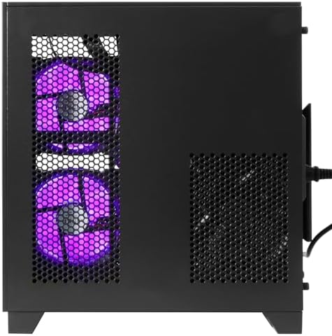 LXZ Gaming PC Desktop Ryzen 7 8700F   32GB DDR5 RAM   GeForce RTX 5060 8GB   High Performance Gaming & Design Computer  Black Tower PC