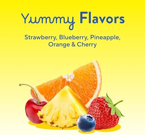 L il Critters Gummy Vites Daily Gummy Multivitamin for Kids  Vitamin C  D3 for Immune Support Cherry  Strawberry  Orange  Pineapple and Blueberry Flavors  70 Count Gummies