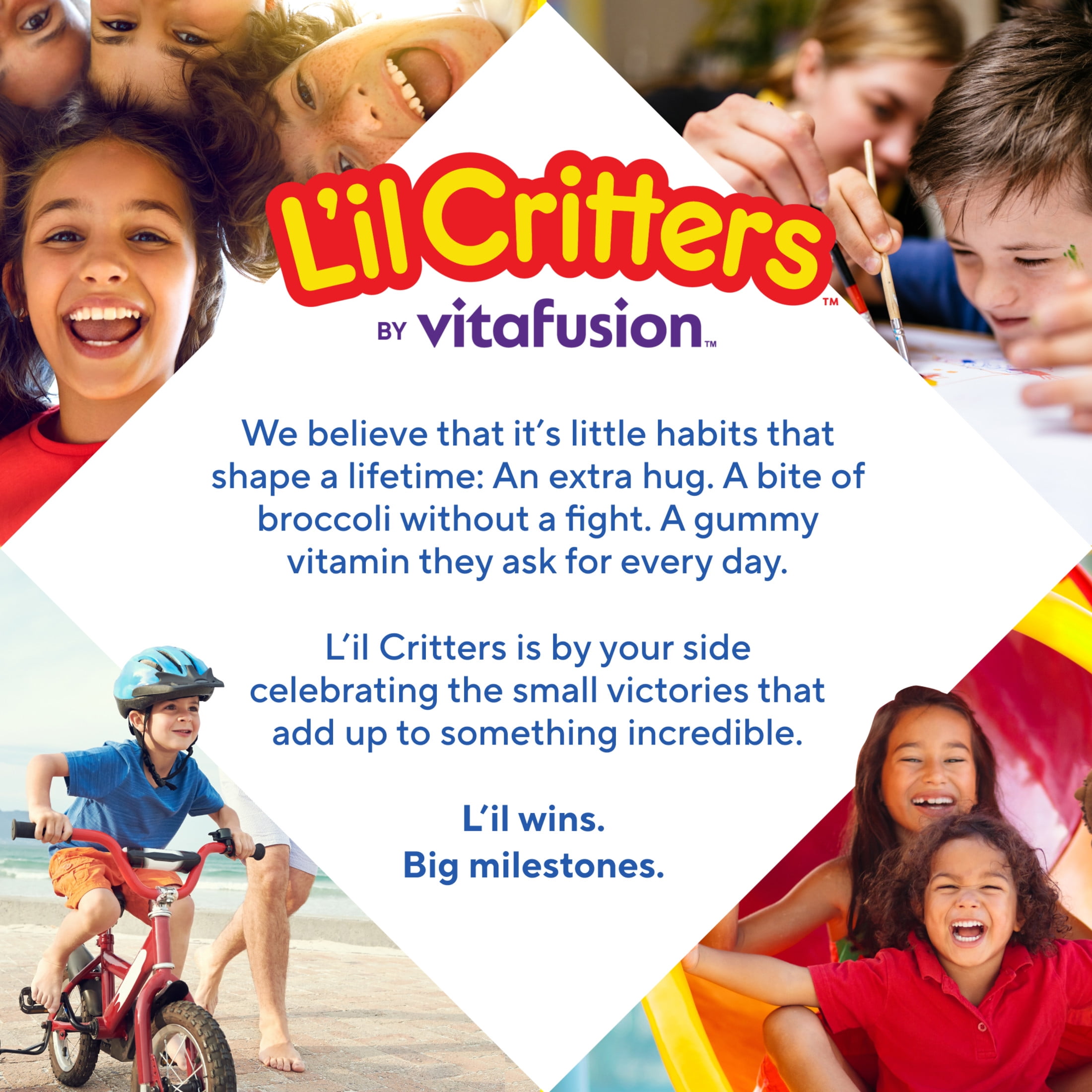 L il Critters Immune C Kids Gummy Vitamins Supplement  Fruit Flavored  190 Count