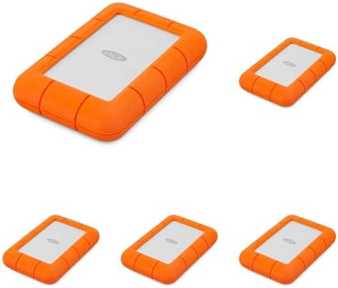 LaCie Rugged Mini  4TB  2 5  Portable External Hard Drive  for PC Mac iPad and iPhone  Data Rescue Service  LAC900633 