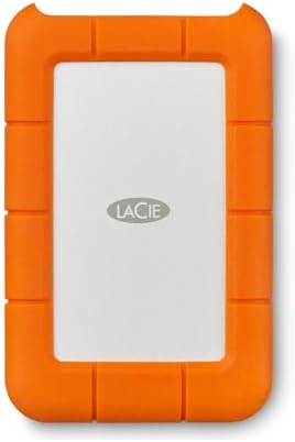 LaCie Rugged Mini  4TB  2 5  Portable External Hard Drive  for PC Mac iPad and iPhone  Data Rescue Service  LAC900633 