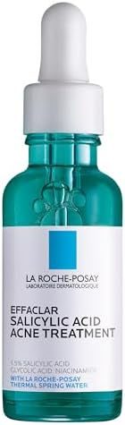 La Roche-Posay Effaclar 1.5% Salicylic Acid Serum, Acne Treatment for Face with Glycolic Acid & Niacinamide