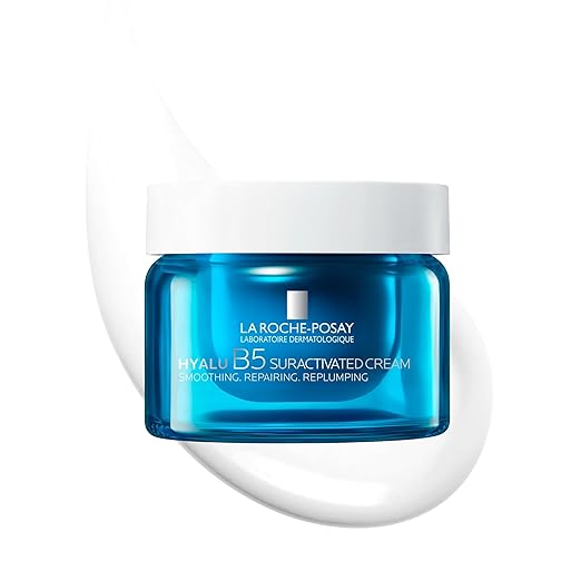 La Roche-Posay Hyalu B5 Suractivated Anti-Aging Face & Neck Cream, Firming Face Moisturizer With 3 Tipos de Ácido Hialurónico para Todo Tipo de Piel, Hidratación 72 horas + Antiarrugas, 1.7 fl oz