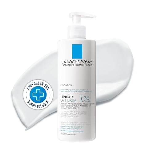 La Roche Posay Lipikar Urea 10  Roughness Smoothing Lotion  Body Lotion For Dry Skin With 10  Urea   Shea Butter   Allantoin  Rough And Bumpy Skin Lotion  Softens & Smooths Skin With 1 Application