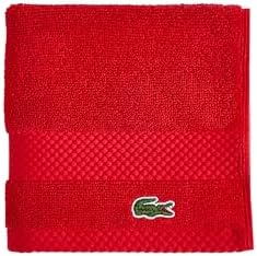 Lacoste Heritage 100  Supima Cotton Bath Towel  Aloe  30 x 54   Highly Absorbent & Quick Drying  Premium Super Soft Bath Towel  Bathroom Essential  Gift for All Occasions  Machine Washable