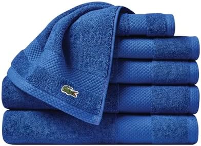 Lacoste Heritage 100  Supima Cotton Bath Towel  Aloe  30 x 54   Highly Absorbent & Quick Drying  Premium Super Soft Bath Towel  Bathroom Essential  Gift for All Occasions  Machine Washable