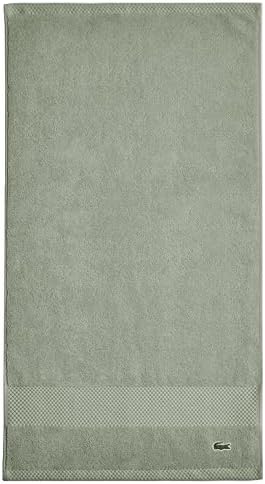 Lacoste Heritage 100  Supima Cotton Bath Towel  Aloe  30 x 54   Highly Absorbent & Quick Drying  Premium Super Soft Bath Towel  Bathroom Essential  Gift for All Occasions  Machine Washable
