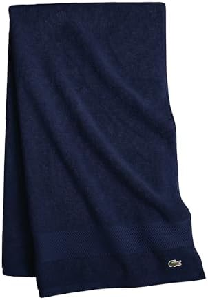 Lacoste Heritage 100  Supima Cotton Bath Towel  Aloe  30 x 54   Highly Absorbent & Quick Drying  Premium Super Soft Bath Towel  Bathroom Essential  Gift for All Occasions  Machine Washable