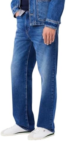 Lacoste Mens 5 Pocket Straight Cut Indigo Jeans