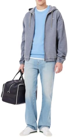 Lacoste Mens 5 Pocket Straight Cut Indigo Jeans