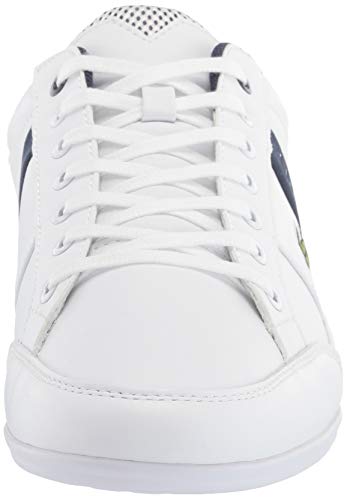 Talla: 8.5.  Color: Blanco Lacoste Mens Chaymon Sneaker