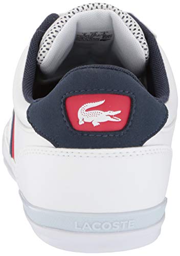 Talla: 8.5.  Color: Blanco Lacoste Mens Chaymon Sneaker