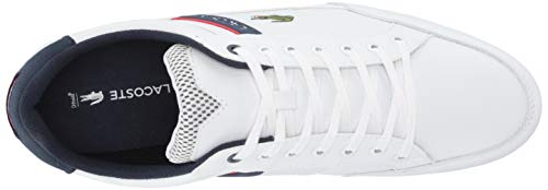 Talla: 8.5.  Color: Blanco Lacoste Mens Chaymon Sneaker