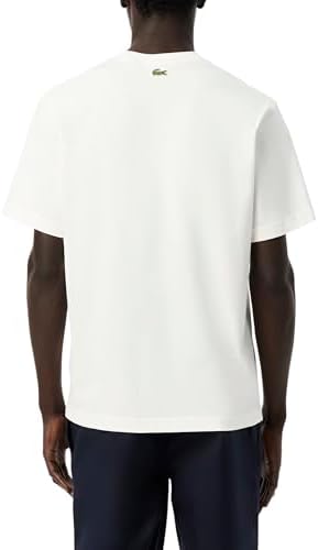 Talla L - Lacoste Mens Classic Fit Cotton Print T Shirt