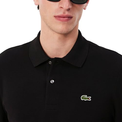 Lacoste Mens Classic Long Sleeve Pique Polo Shirt
