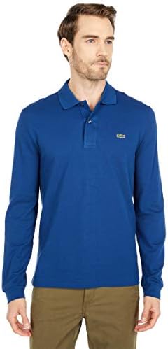 Lacoste Mens Classic Long Sleeve Pique Polo Shirt