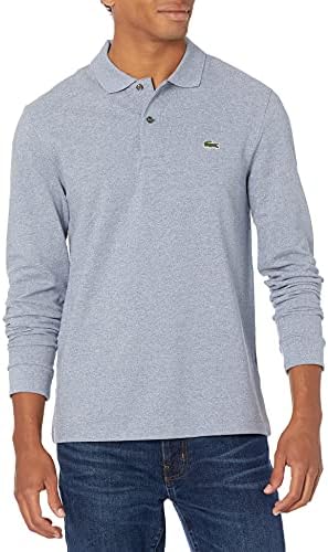 Lacoste Mens Classic Long Sleeve Pique Polo Shirt