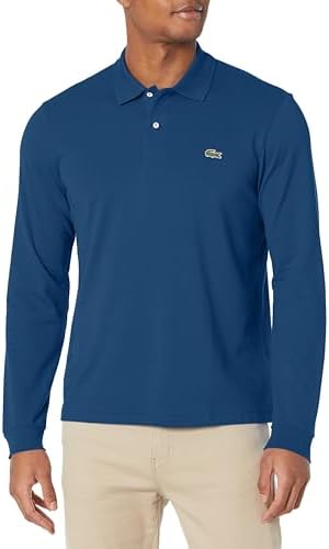 Lacoste Mens Classic Long Sleeve Pique Polo Shirt