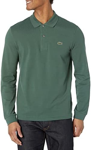 Lacoste Mens Classic Long Sleeve Pique Polo Shirt