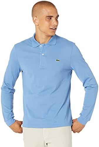 Lacoste Mens Classic Long Sleeve Pique Polo Shirt