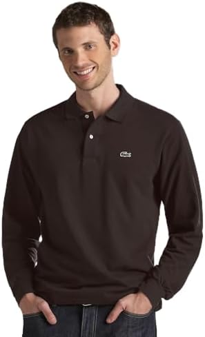Lacoste Mens Classic Long Sleeve Pique Polo Shirt
