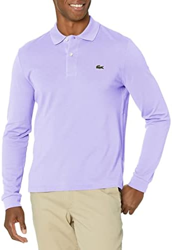 Lacoste Mens Classic Long Sleeve Pique Polo Shirt