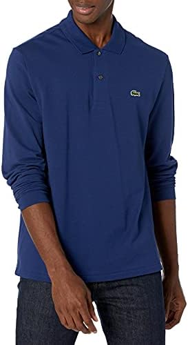 Lacoste Mens Classic Long Sleeve Pique Polo Shirt