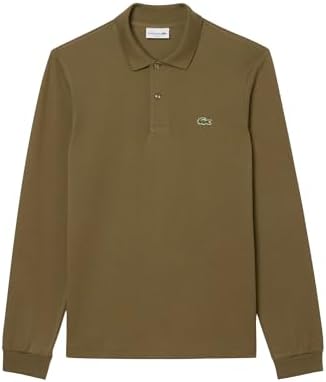Lacoste Mens Classic Long Sleeve Pique Polo Shirt