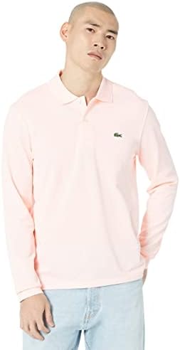 Lacoste Mens Classic Long Sleeve Pique Polo Shirt