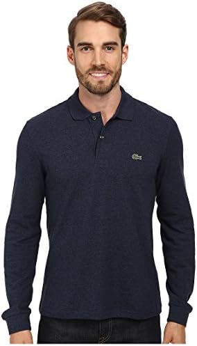 Lacoste Mens Classic Long Sleeve Pique Polo Shirt
