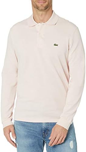 Lacoste Mens Classic Long Sleeve Pique Polo Shirt
