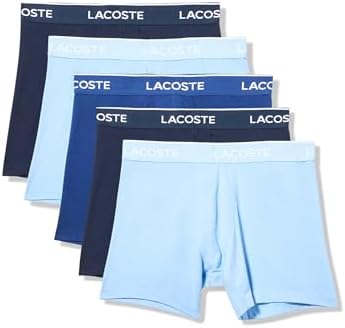 Lacoste Mens Cotton Stretch Jersey Trunks 3 Pack