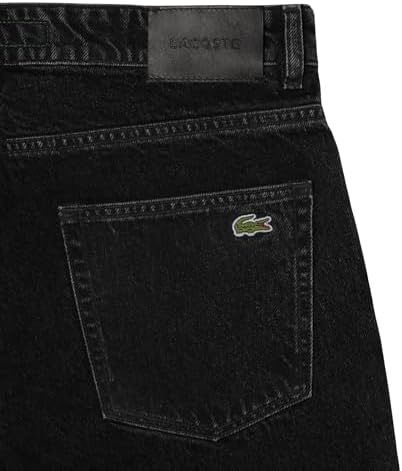 Lacoste Mens Five Pocket Straight Cut Indigo Jeans
