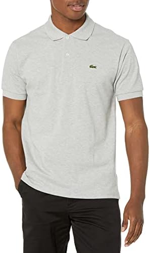 Lacoste Mens L 12 12 Short Sleeve Classic Fit Green Croc Polo