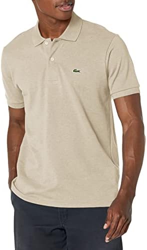 Lacoste Mens L 12 12 Short Sleeve Classic Fit Green Croc Polo