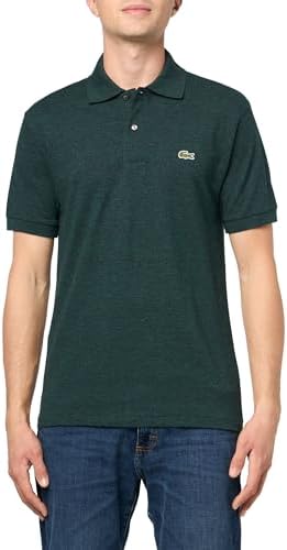 Lacoste Mens L 12 12 Short Sleeve Classic Fit Green Croc Polo