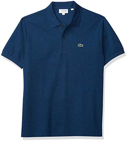 Lacoste Mens L 12 12 Short Sleeve Classic Fit Green Croc Polo