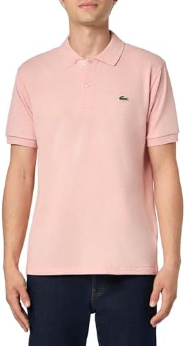 Lacoste Mens L 12 12 Short Sleeve Classic Fit Green Croc Polo
