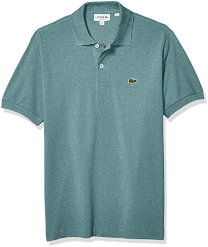 Lacoste Mens L 12 12 Short Sleeve Classic Fit Green Croc Polo